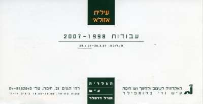 Ilit Azoulay: Works 1998-2007